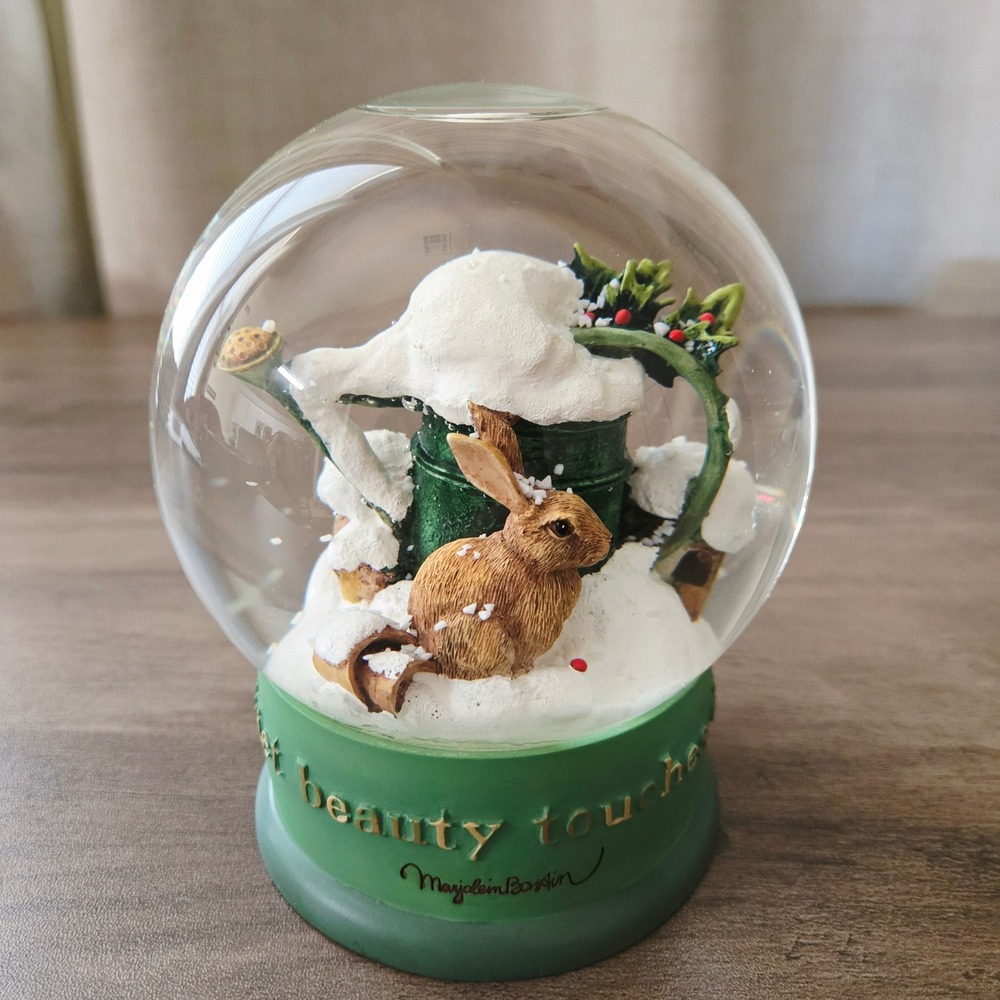 Hallmark Majgolein Bassin Snow Globe Nature's Quiet Beauty Touches Every Heart